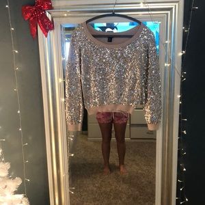 Sequin long sleave